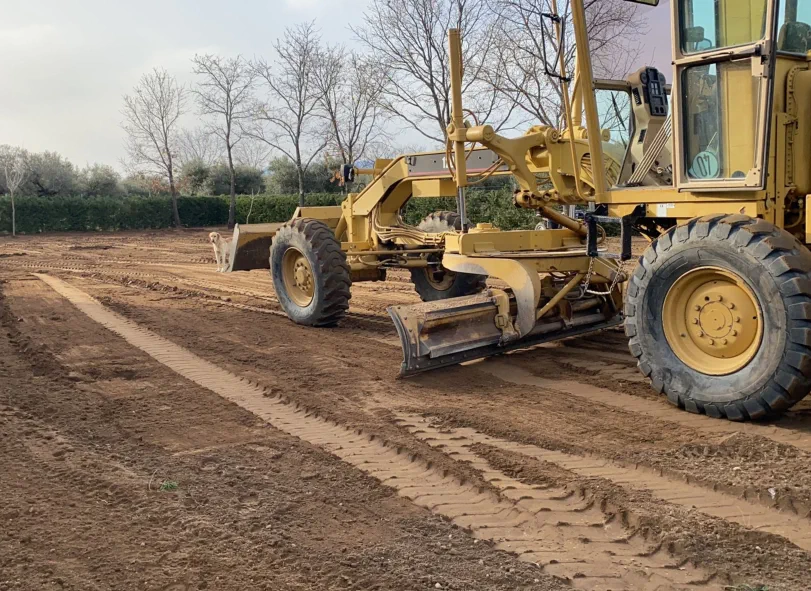 Maquinaria obras públicas, obra civil urbanización canalizaciones transportes desbroces